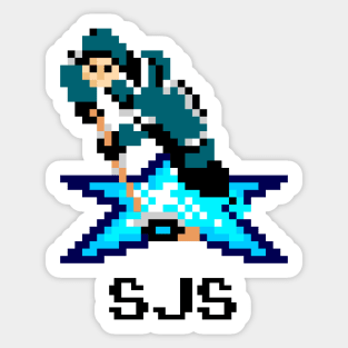 16-Bit Ice Hockey - San Jose Sticker